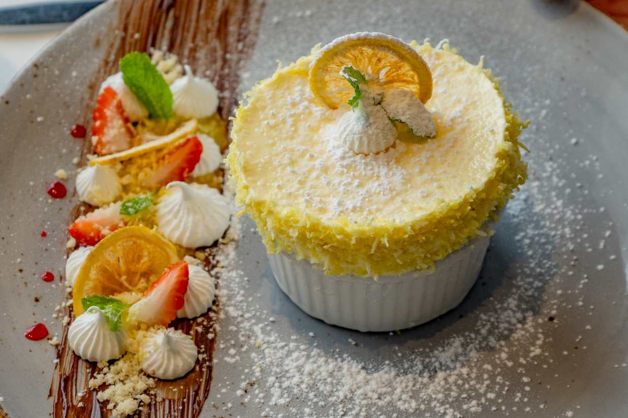 Food on an Ambassador cruise ship
